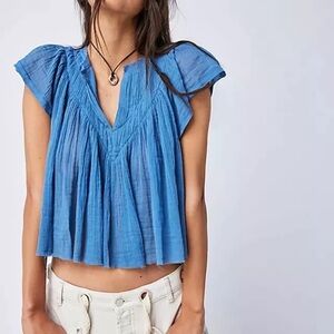 Free People One Padma Raw Hem Top